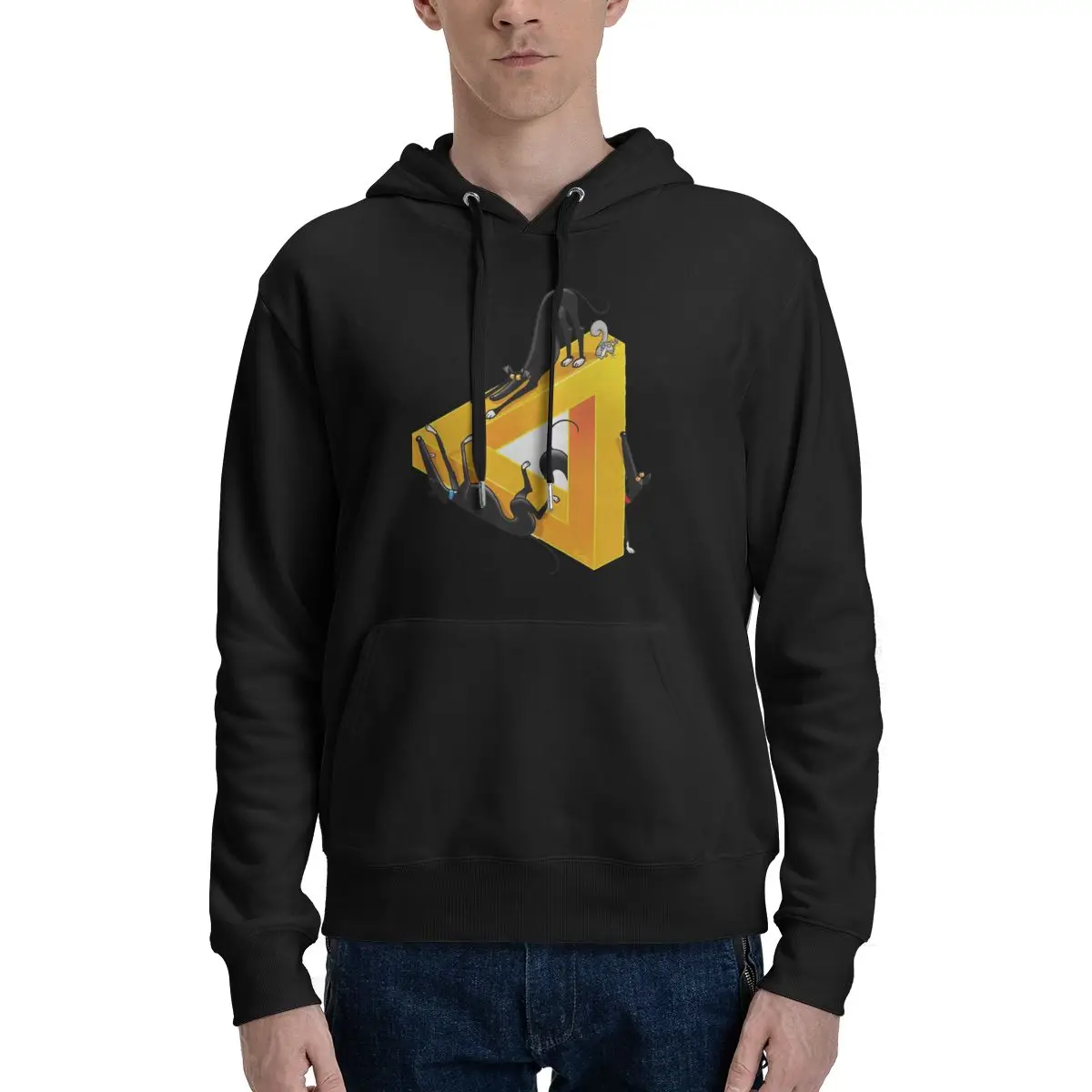 2024 высококачественная мужская толстовка с капюшоном Greyllusions Essential классическая в