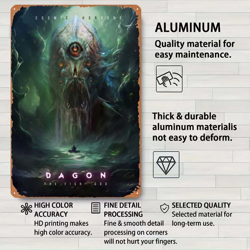 Киндтон Бог металлическая вывеска художественная роспись украшение на Хэллоуин