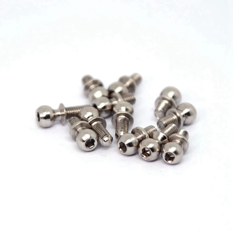 

36Pcs Metal M3 Hex Ball Head Screws For Wltoys 144001 144002 124016 124017 124018 124019 RC Car Spare Parts Accessories