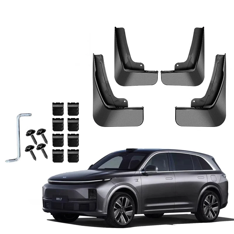 Для Li Lixiang L7 2024 рестайлинг 2023 автомобильные неразрушающие краски для выпечки Брызговики передние и задние колеса крылья автомобильные аксессуары