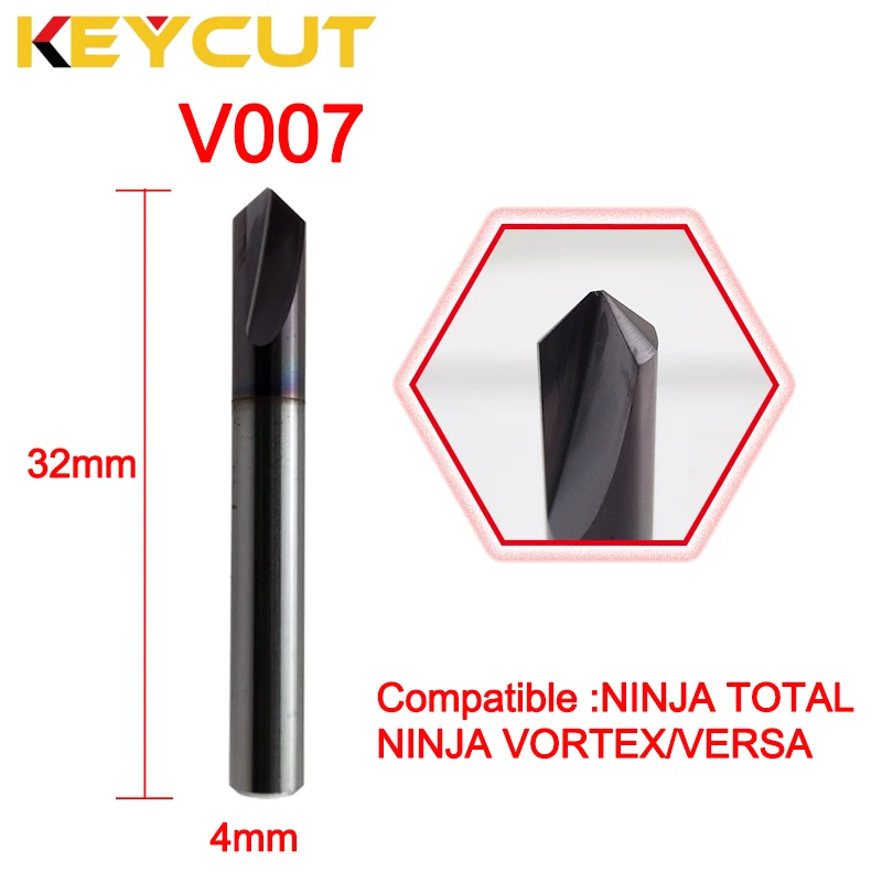 

Резак для ключа V007 100г. ° Фреза подходит для KEYLINE NINJA TOTAL Keyline Vortex KEYLINE Versa Key Machine Aftermarket