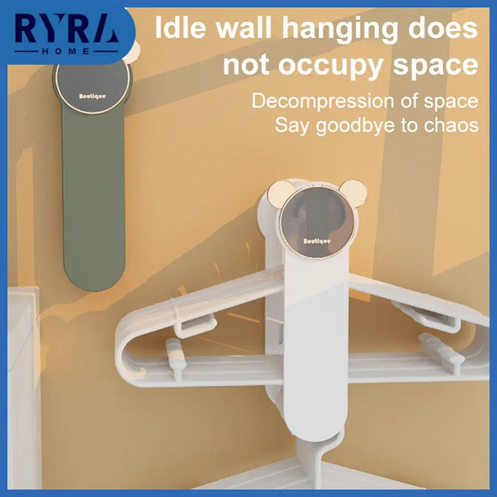 

Pants Tie Storage Shelf Non-perforated Adjustable Closets Clothes Organizer For Bathroom Kitchen Wall-mounted Cloth Dryer