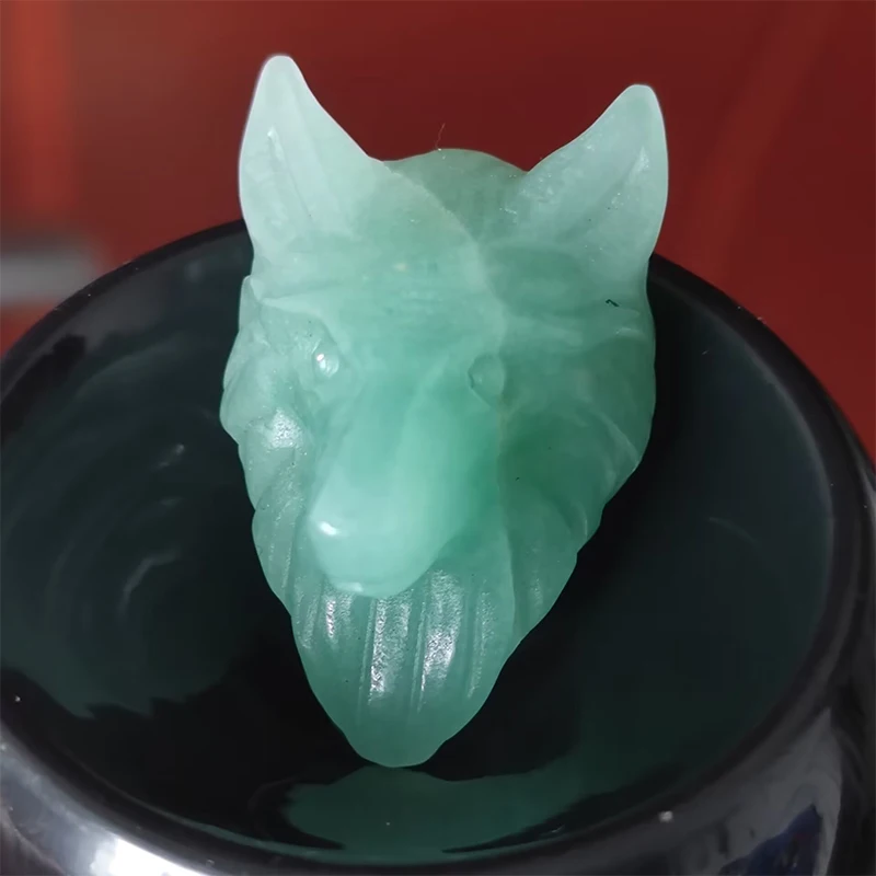 Обсидиан голова волка olevo