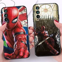 marvel wade winston wilson phone cases for xiaomi redmi 9at 9 9t 9a 9c redmi note 9 9 pro 9s 9 pro 5g back cover carcasa