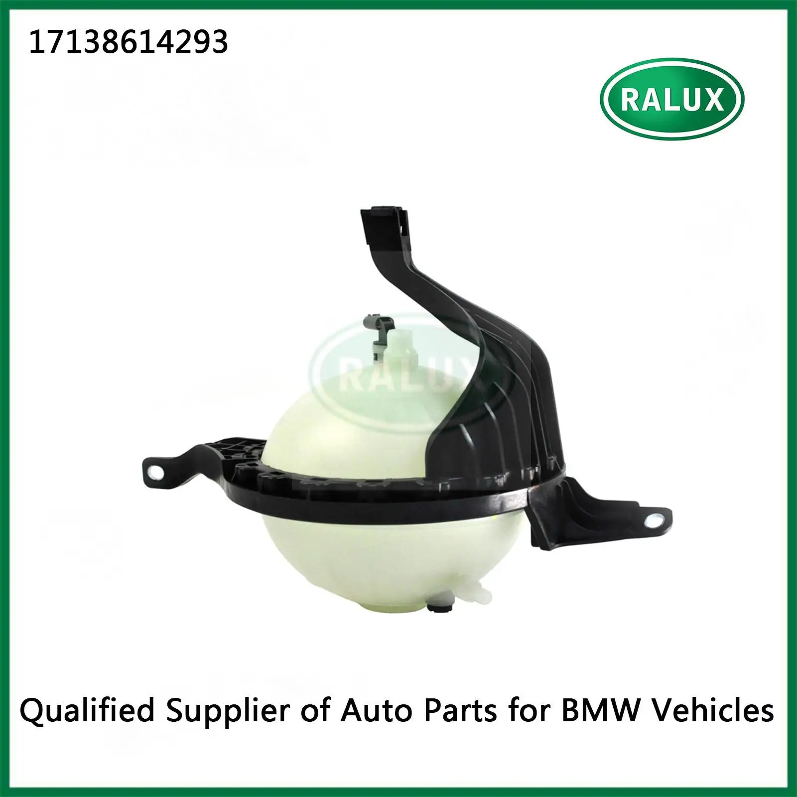 

Ralux 17138614293 New Coolant Expansion Tank with Bracket for BMW F10 F11 528i xDrive 2.0L