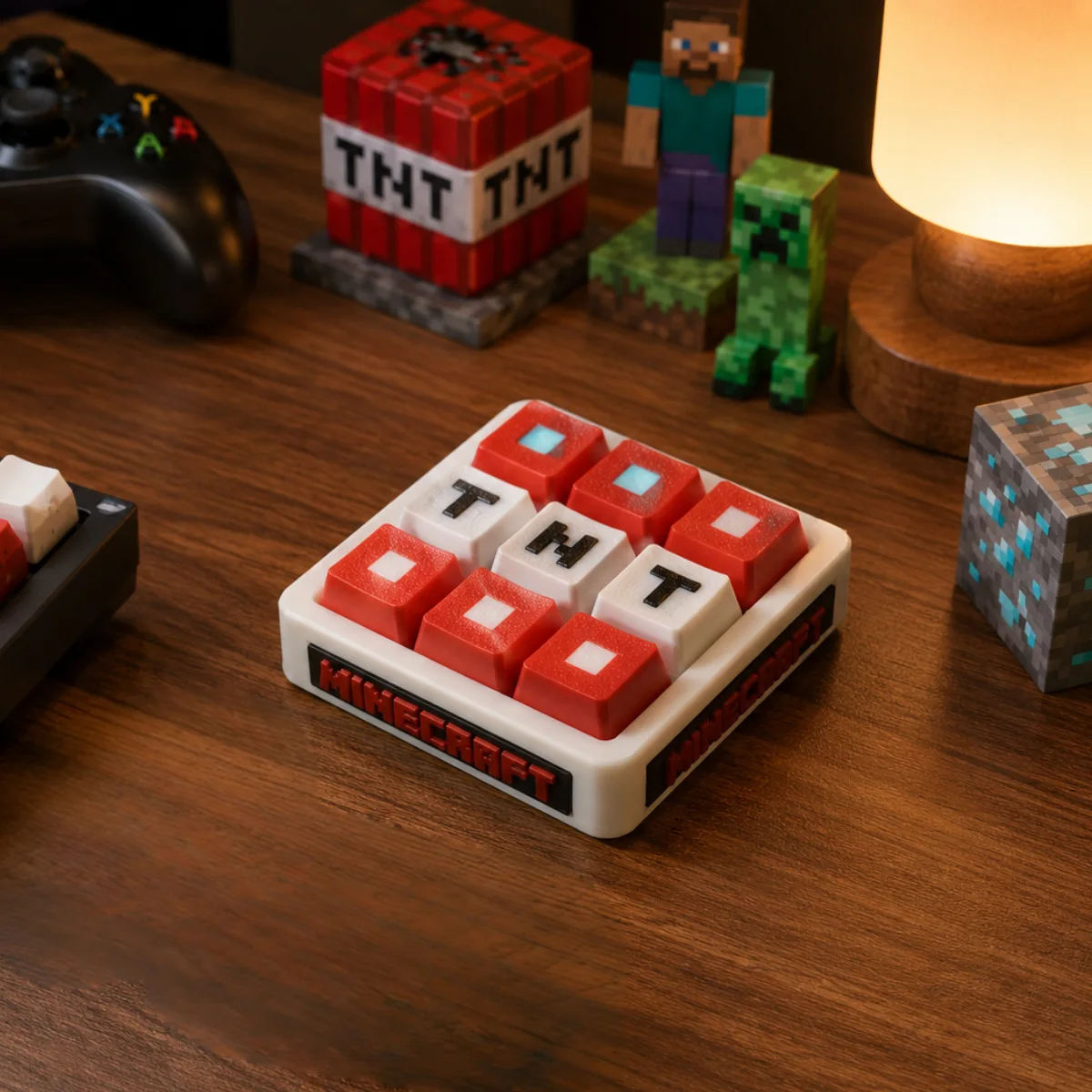 Фото Новый 3D-брелок-подвеска My World TNT Clicker: механическая клавиатура, антистресс, подарок №4