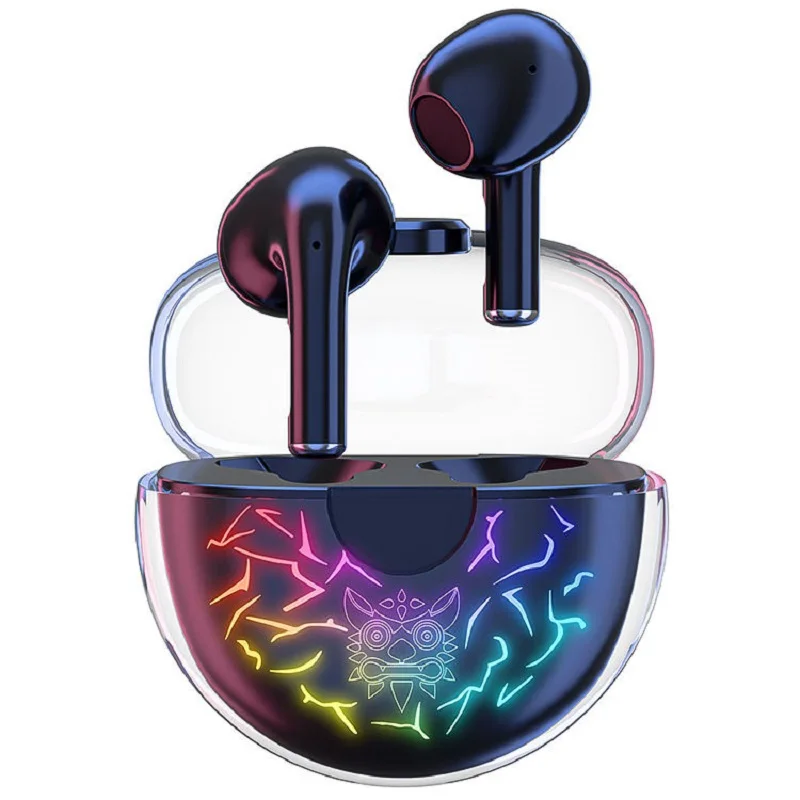 

CINODNI New arrival Luminous ONIKUMA T35 Crackle Eat Chicken esports wireless TWS in-ear Gaming Bluetooth headset
