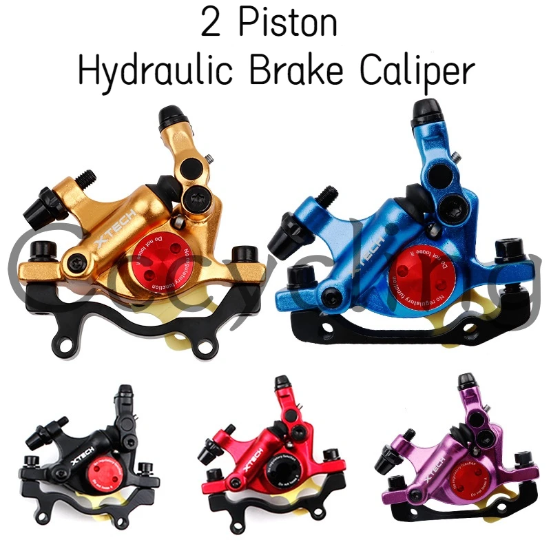 

Zoom Hydraulic Brake Caliper HB100 2 Piston MTB Disc Brake Caliper with Brake Pad Resin