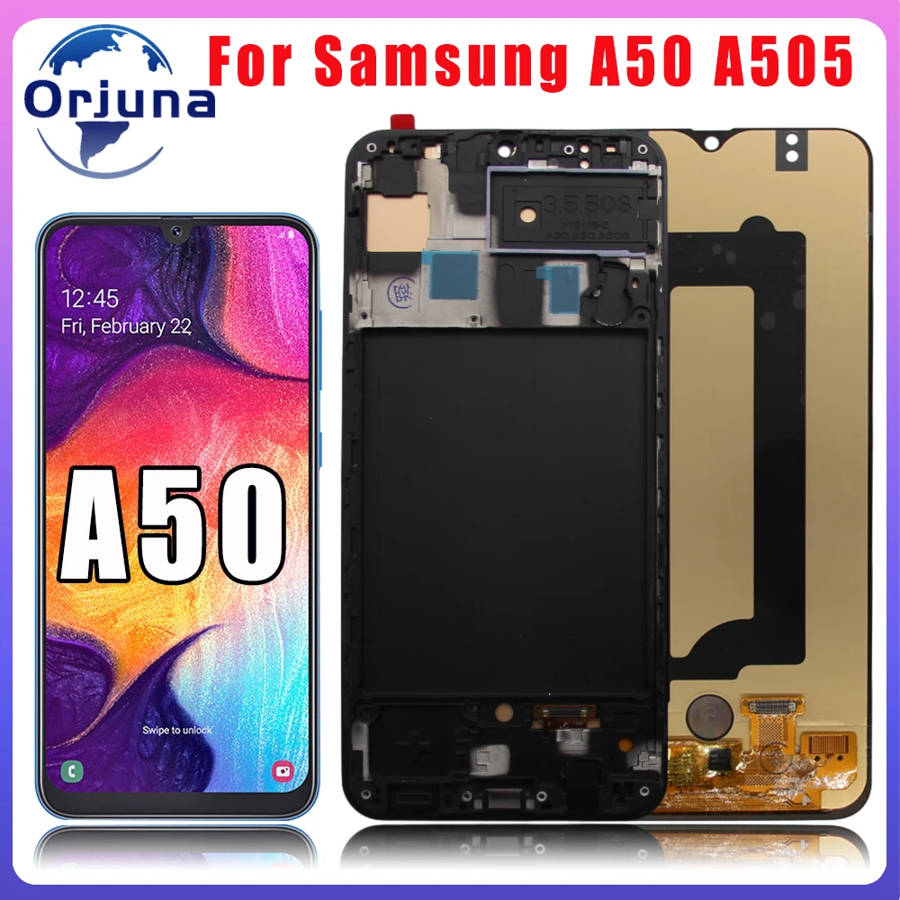 6 4-дюймовый ЖК-экран AMOLED Для Samsung Galaxy A50