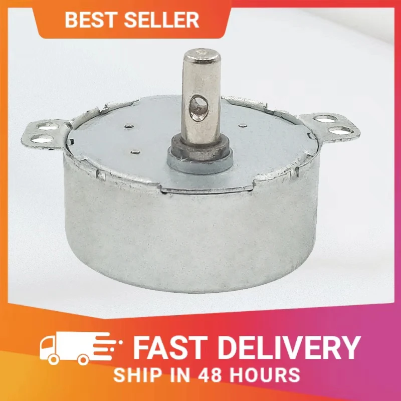 49KTYZ синхронный электродвигатель переменного тока с постоянным магнитом 220 В ненаправленный 4 Вт 50/60 Гц низкоскоростной Электродвигатель с вибрирующей головкой 2,5 ~ 30 об/мин