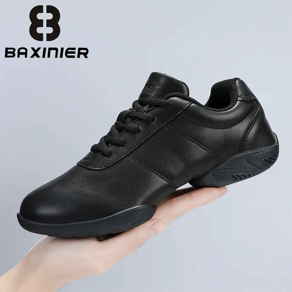 BAXINIER белые танцевальные кроссовки для девочек, детская тренировочная обувь для тенниса, молодежная обувь для соревнований, легкая мягкая поддержка (art.: 3920d37ca73ce) - 3920d37ca73ce