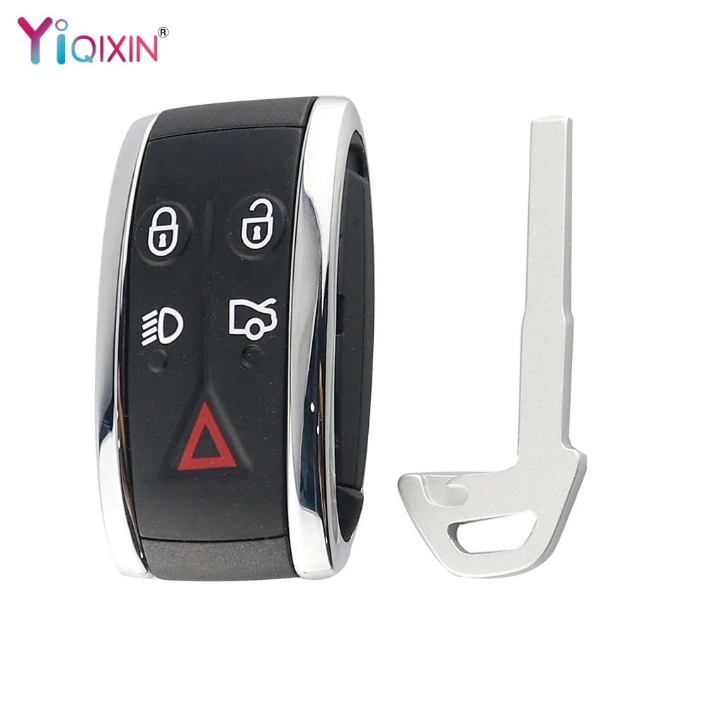 Дистанционный смарт-брелок YIQIXIN чехол для Jaguar XF XK XKR 2007 2008 2009 2010 X-Type S-Type 5 кнопок