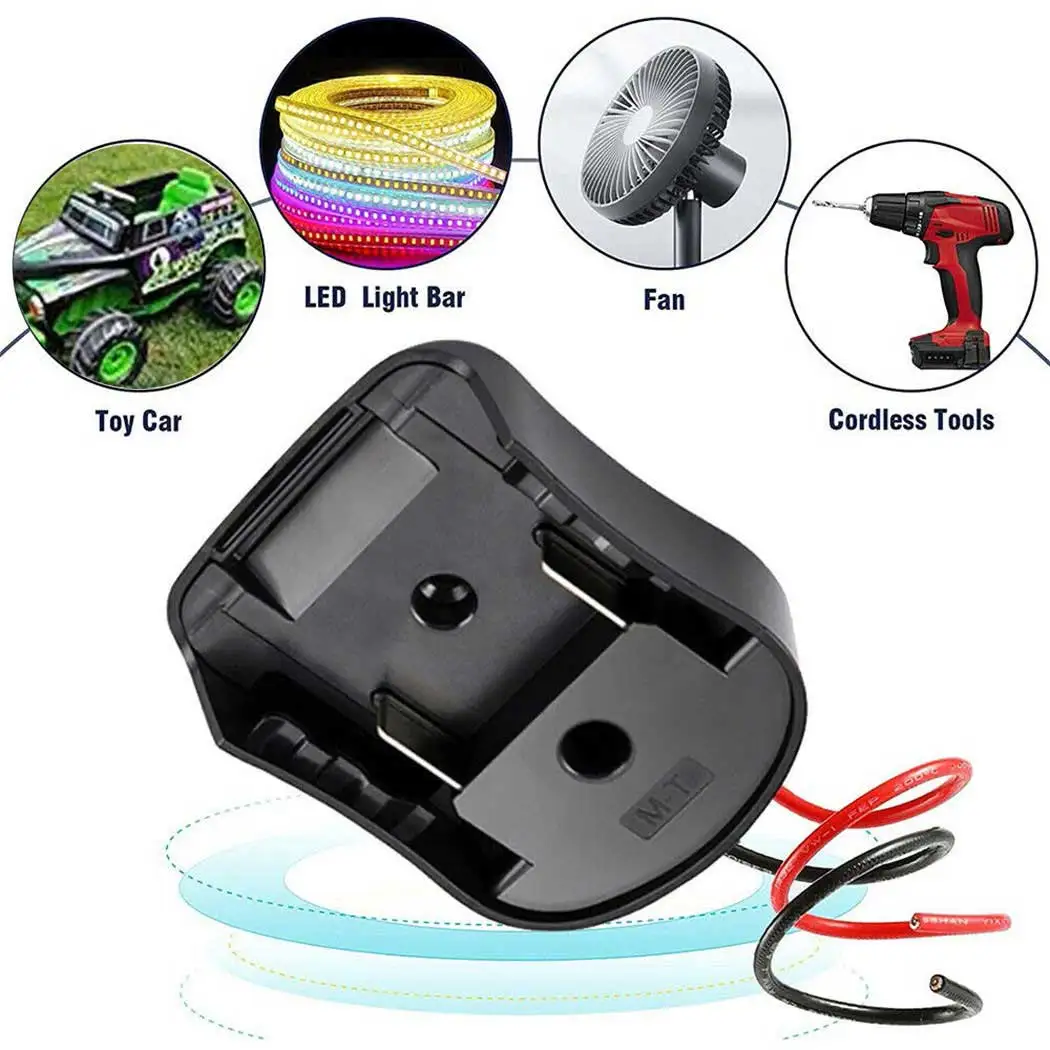 

18V Battery Adapter Accessories Battery Cable Connector Output Adapter
