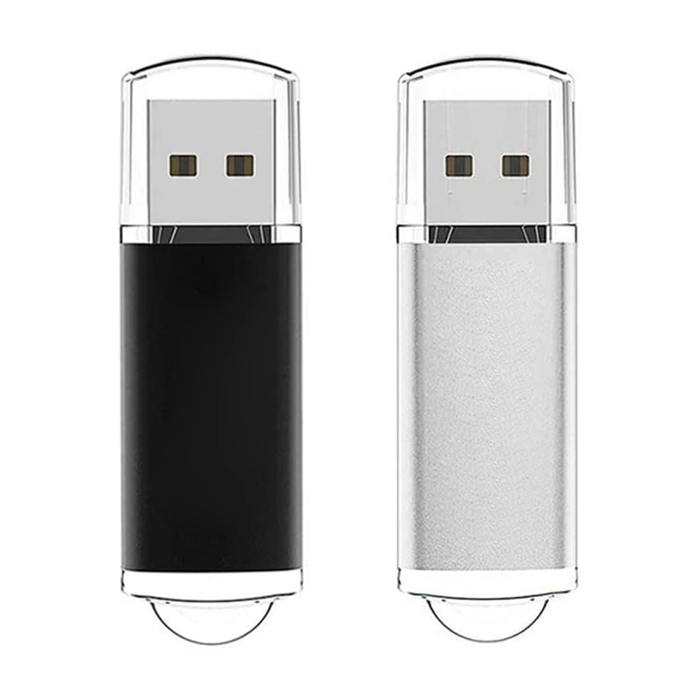 

CW10029 USB Flash Drive USB 2.0 Pendrive Zinc Alloy Jump Drive with Clear Cap