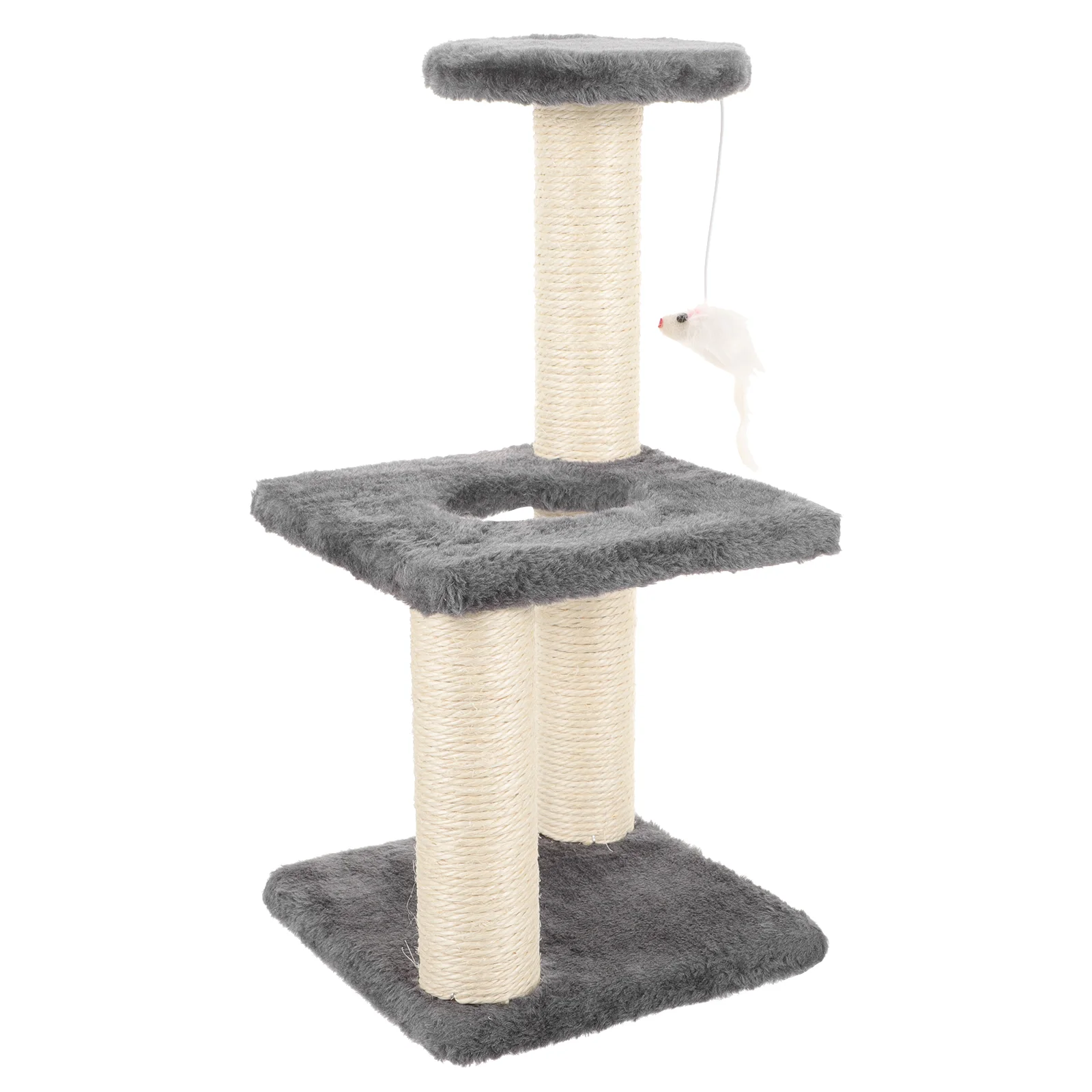 

Cat Climbing Frame Toys Towers Pet Scratching Decorative Scratcher Comfortable Post Flannel Trees & Adorable