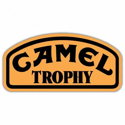 Автомобильная наклейка Camel Trophy, виниловая наклейка на бампер, декор окна, светоотражающая водонепроницаемая деформация 13 см х 7 см,KK