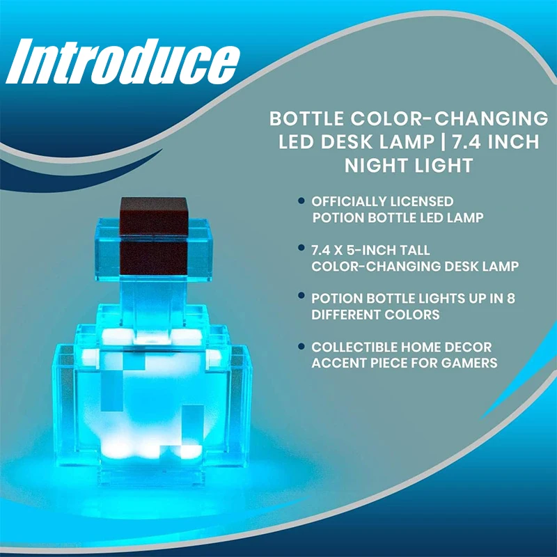 Светодиодный ночник в виде бутылки с питанием от USB