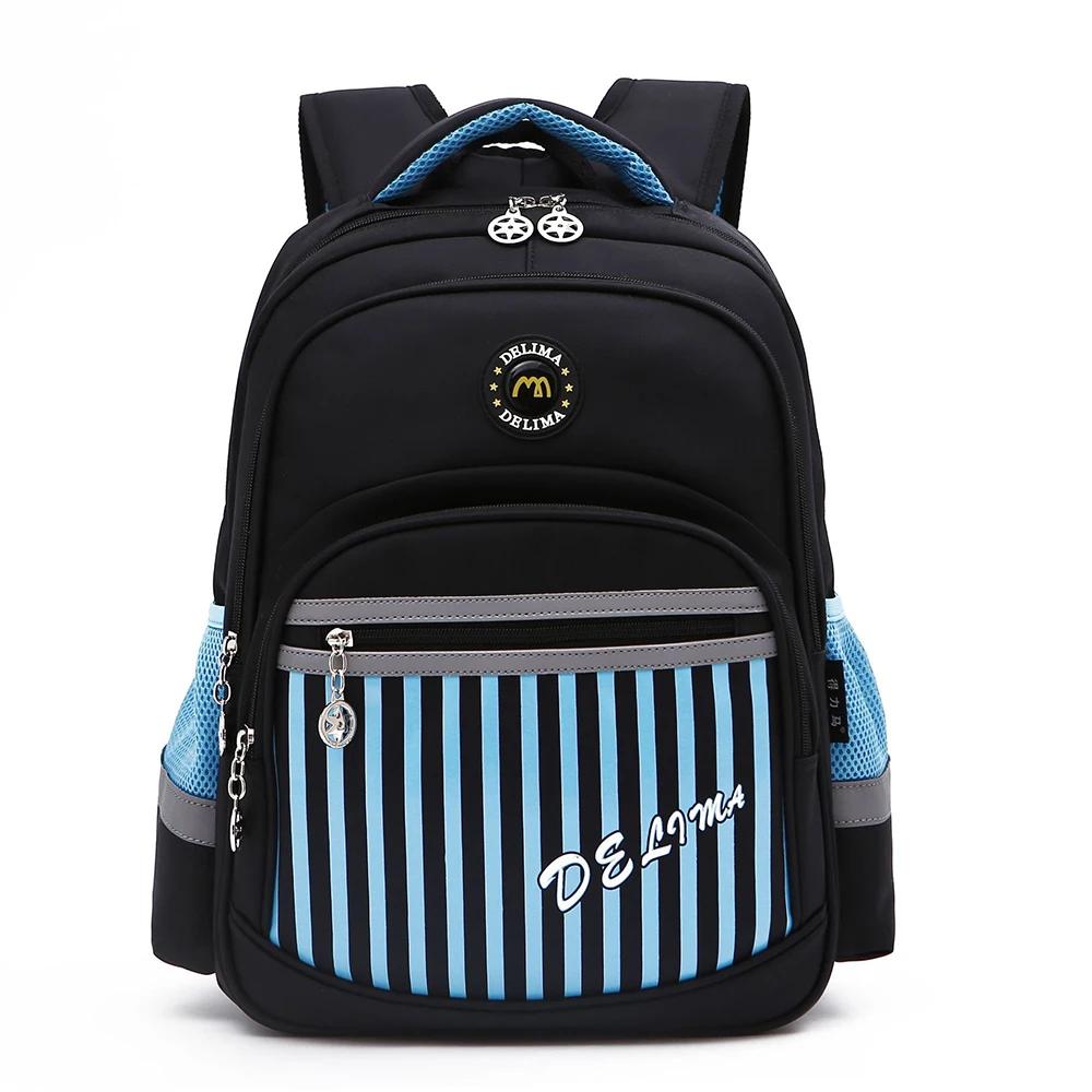 

2022 New Kids Backpack For Boys Primary School Pupil's Schoolbag Striped Oxford Children Bags Dropshiping