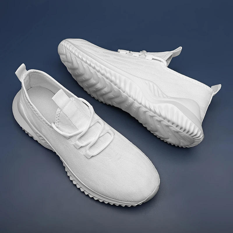 

New Men's Sneakers High Quality Men Running Shoes Breathable White Shoes Light Gym Casual Walking Shoes Male Footwear Zapatillas