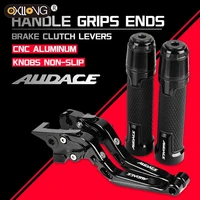 for audace 2015 2016 motorcycle cnc brake clutch levers handlebar knobs handle hand grip ends for moto guzzi audace 2015 2016