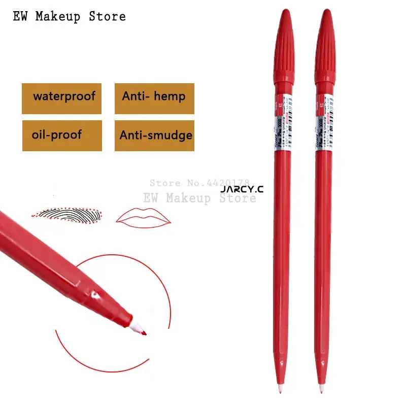 1pc Microblading Supplies Tattoo Marker Pen White Surgical Skin Marker Pen for Permanent Makeup Accessories Eyebrow Scribe Tool