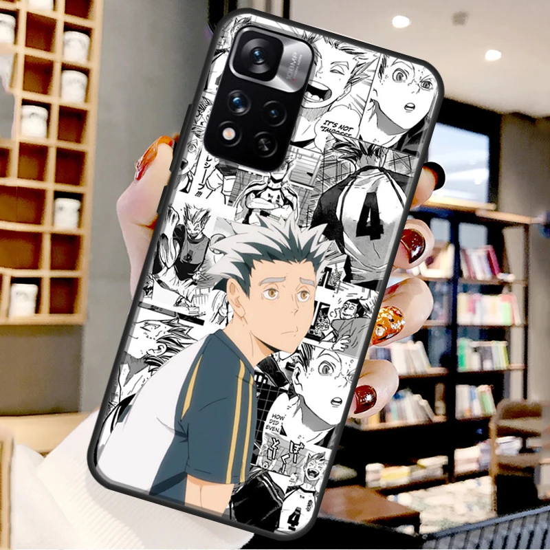 Чехол Haikyuu для Xiaomi Redmi Note 11 Pro 10 8 9 9S 10S 9A 9C 9T |