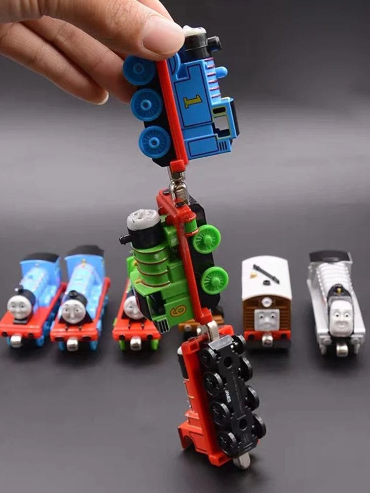 Игрушечный автомобиль Thomas and Friends Bash Dash подарок на Рождество поезд Percy магнитная