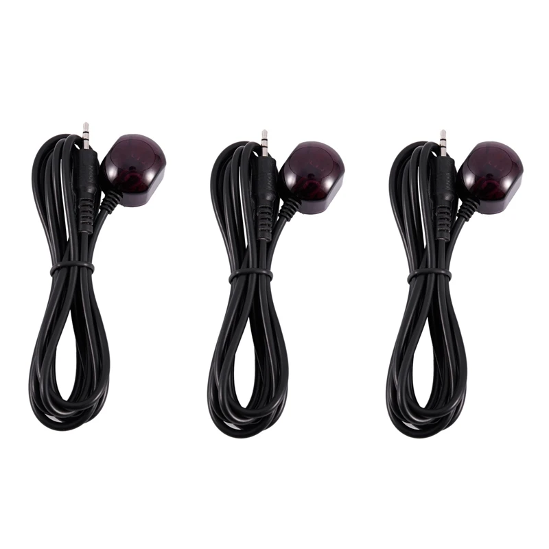 

3Pcs 2.5Mm Ir Infrared Remote Control Receiver Extension Cord Cable For Ir Receiver Emitter Extender Repeater System