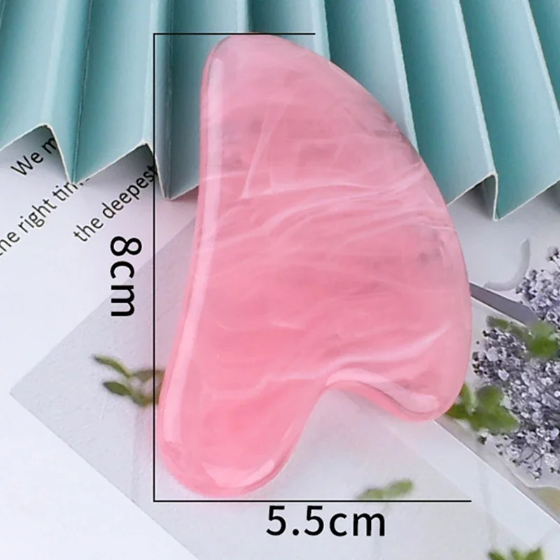 Инструмент Для Массажа Гуаша из натуральной смолы уход за кожей лица гуаша Ша спа