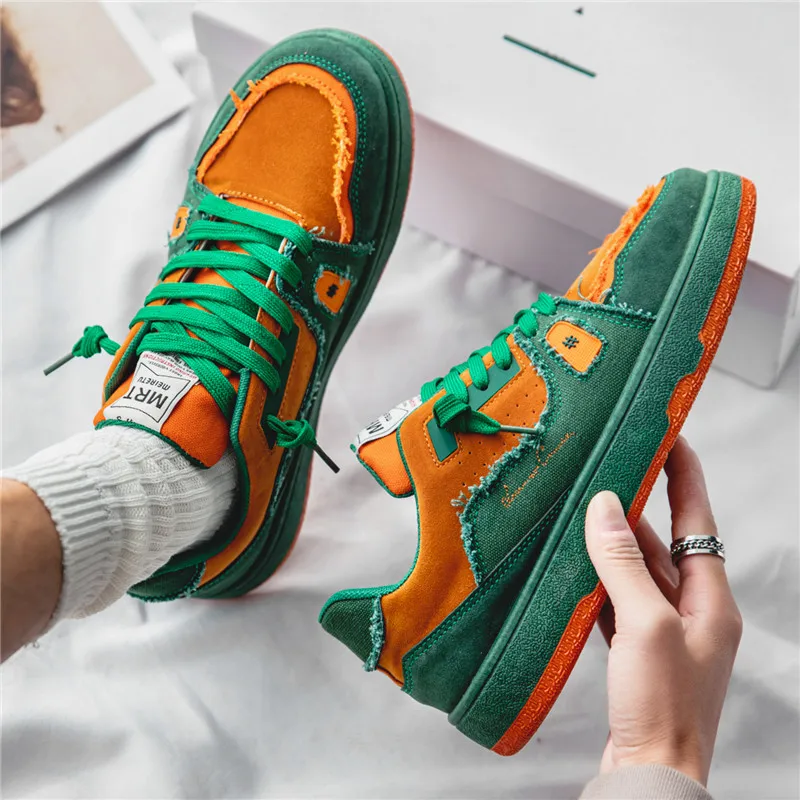 Men sport Running Shoes Breathable Autumn Outdoor Sport Shoes Sneakers Shoes comfortable Men's Tennies shoes Thick-soled board