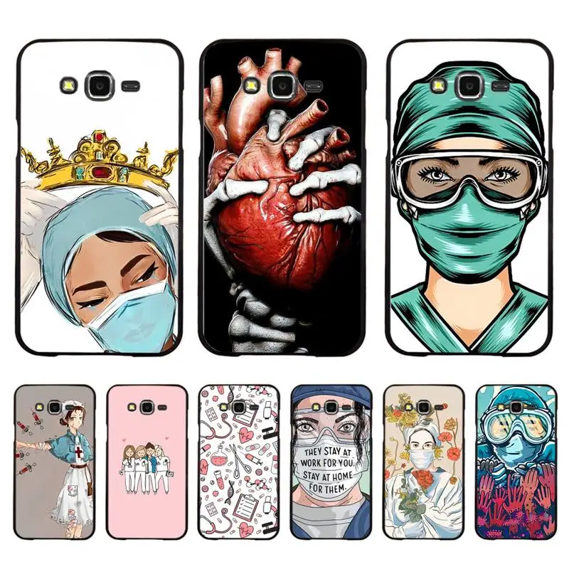 

Nurse Medical Medicine Health Heart Phone Case For Samsung J 7 plus 7core J7 neo J6 plus prime J6 J4 J5 Mobile Cover
