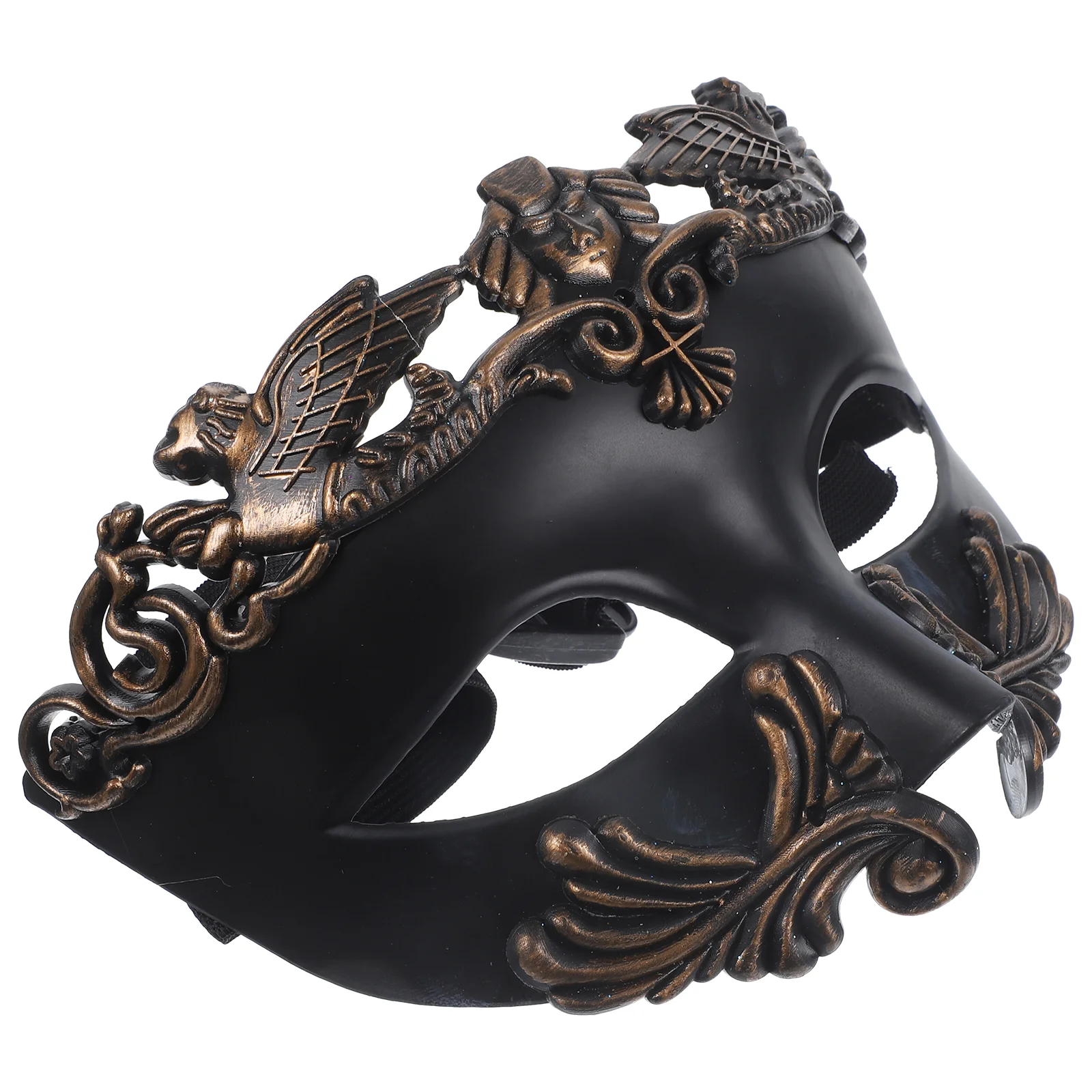 

Masquerade Mask Half Face Costume Party Mask Decor Halloween Costume Accessory Therian Greek mythology