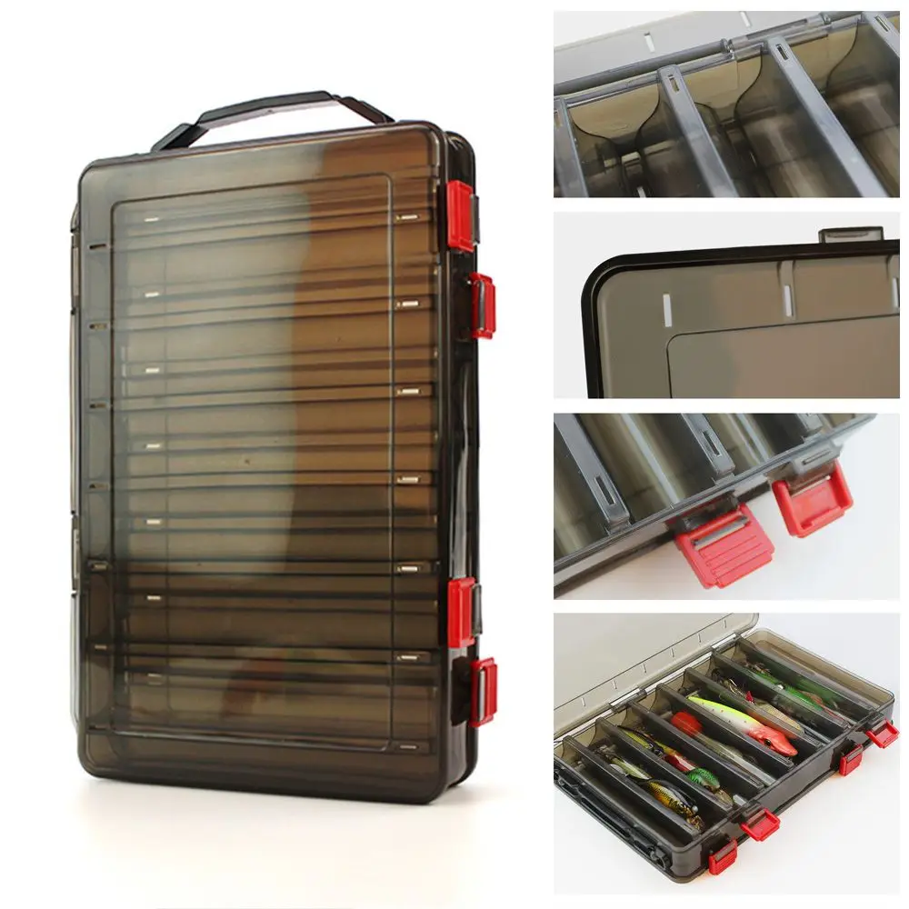 

Lure Square wooden shrimp Jewelry Organizer Spoon Hook Tool Storage Case Fish Accessory Boxes Fishhook Tackle Box