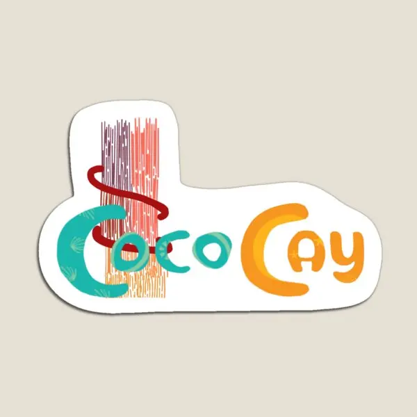 

Coco Cay Sticker Magnet for Fridge Organizer Baby Decor Kids Stickers Magnetic Toy Holder Cute Home Refrigerator Colorful