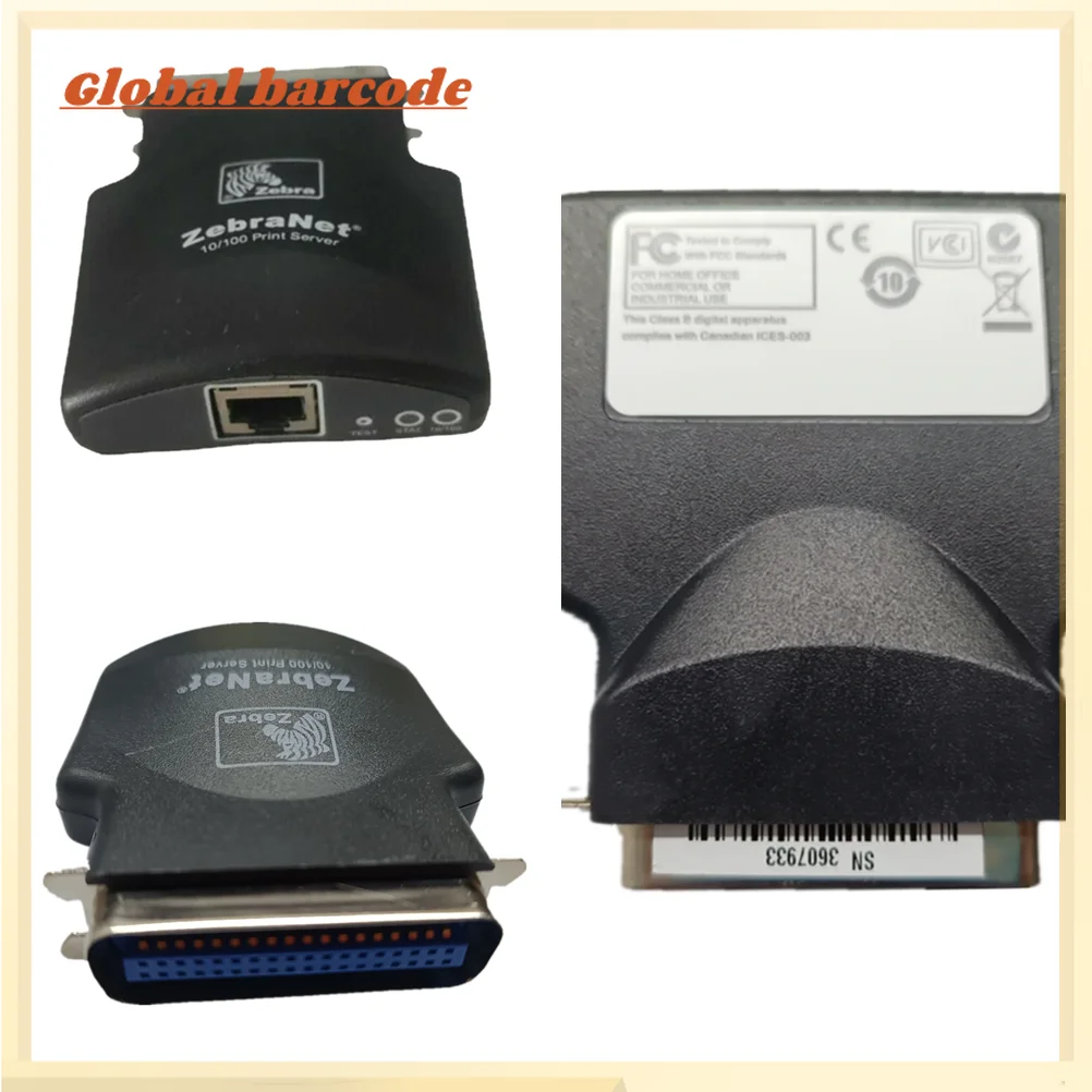 Brean New (P1031031) Zebra Ethernet External Print Server Zebra Net 10/100 Use RJ45 170Xi4 170Xi3 170Xi2 170Xi
