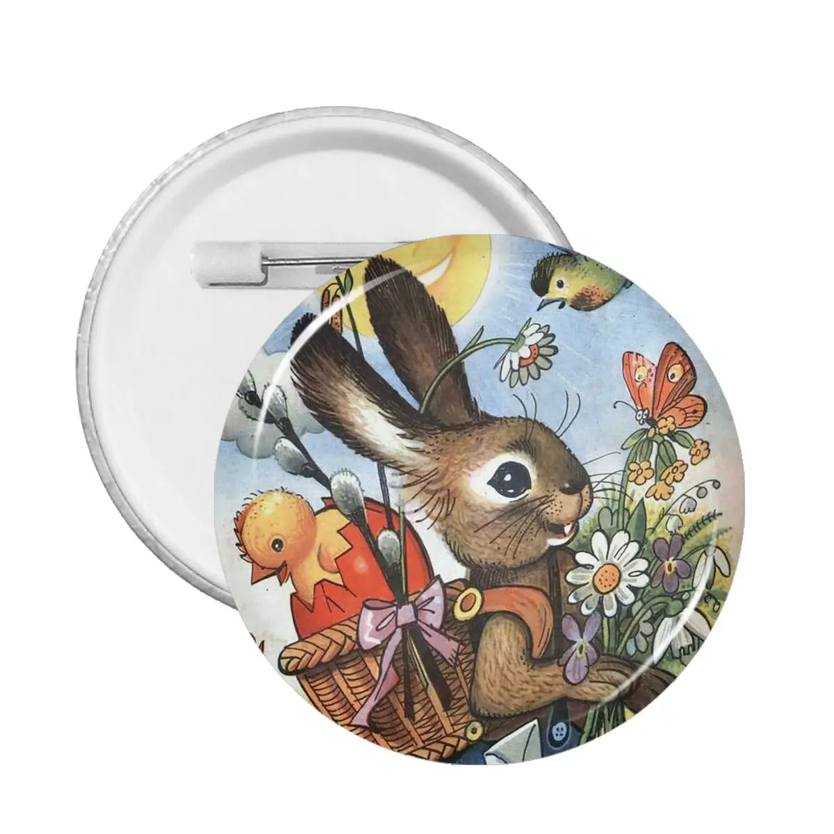 Online PVC conejo huevos insignias lindo Anime Fans colecciones para sombrero Pascua Feliz fiesta broches alfileres