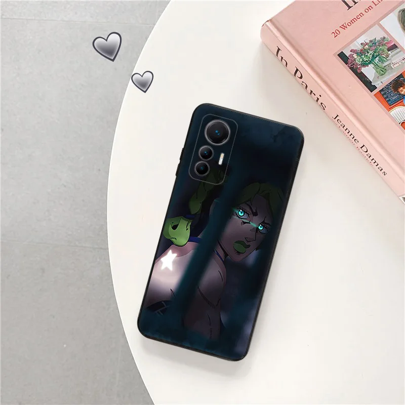 Jolyne Cujoh JoJo's Bizarre Adventure Soft Phone Cases For Redmi A1 10A 10C 11 Prime Note 12 Pro 11SE 11S E 11T 10 Lite S Cover