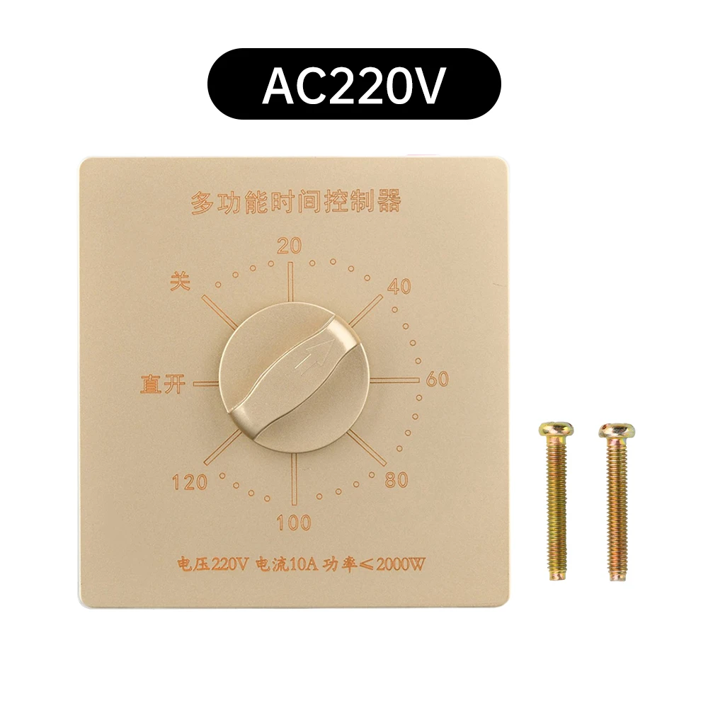 

Таймер переменного тока 220 В, 2000 Вт, 30 минут/60 минут/120 минут, управление, тип 86, таймер обратного отсчета насоса, автоматическое отключение питания