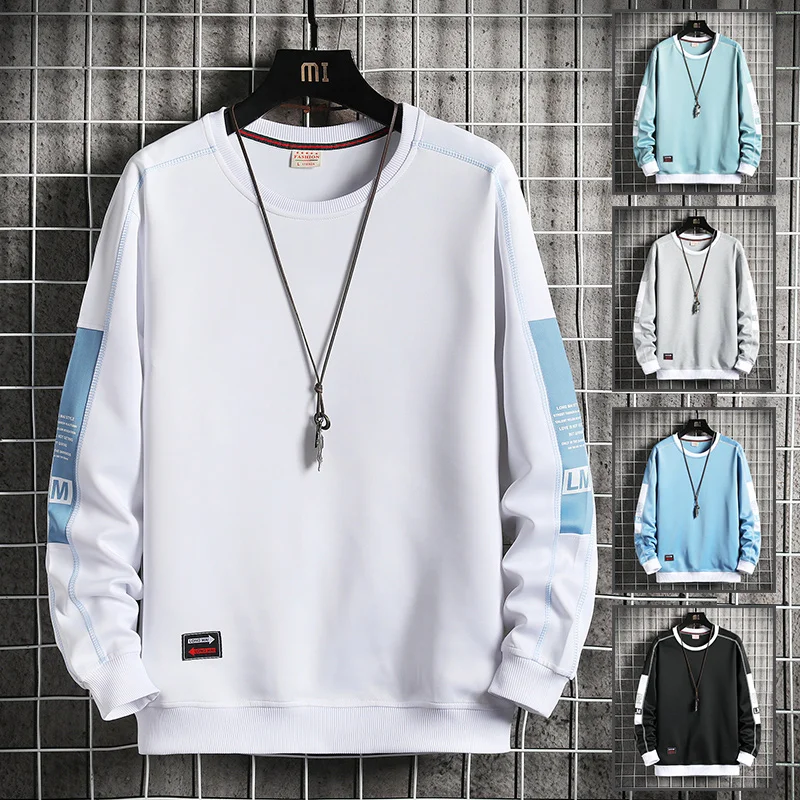 

Sweatshirts Men Women Plus Size Long Sleeves Pullover Unisex Casual Tracksuit Clothes Full WY1710