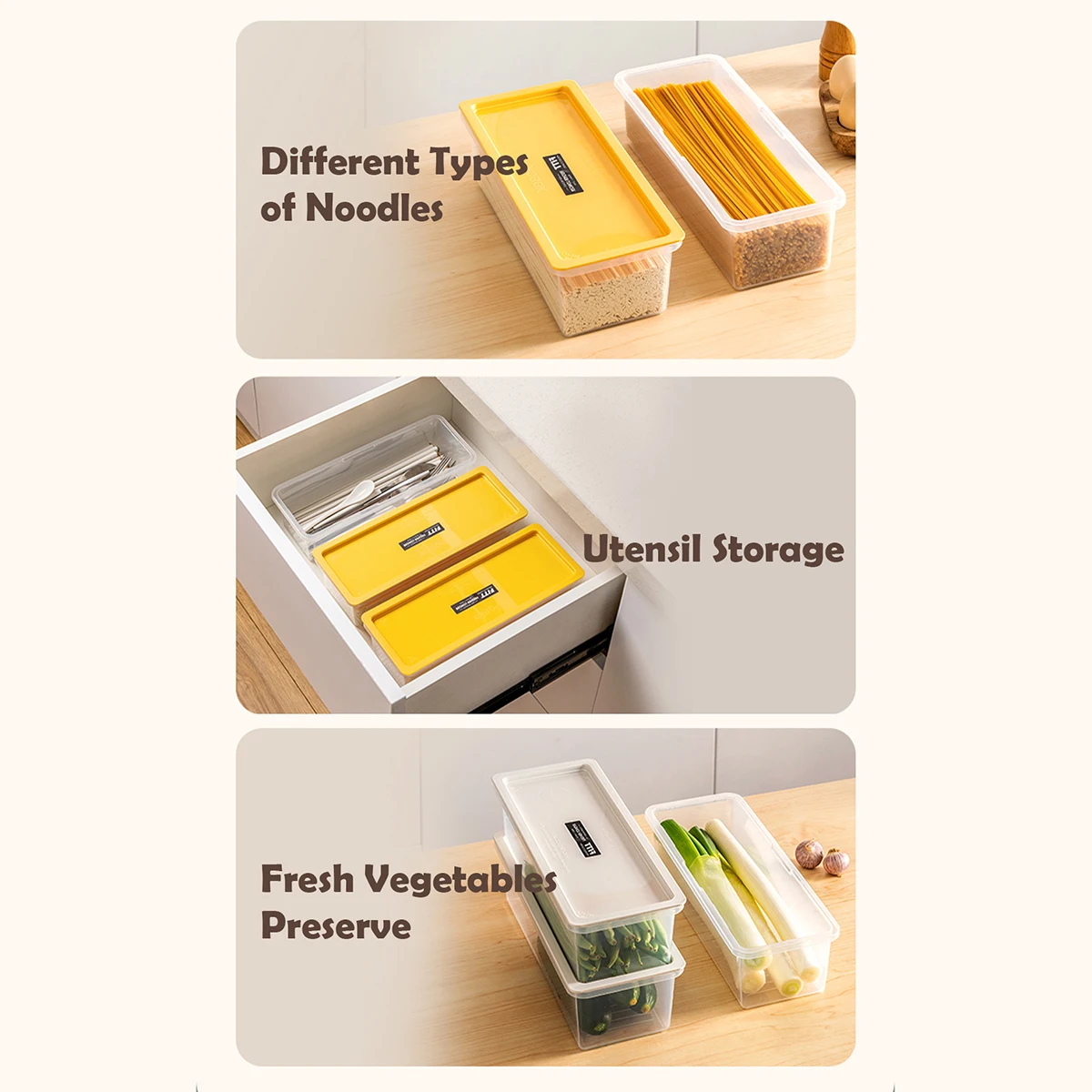 Экологичный контейнер для хранения продуктов большой емкости WMMO герметичный