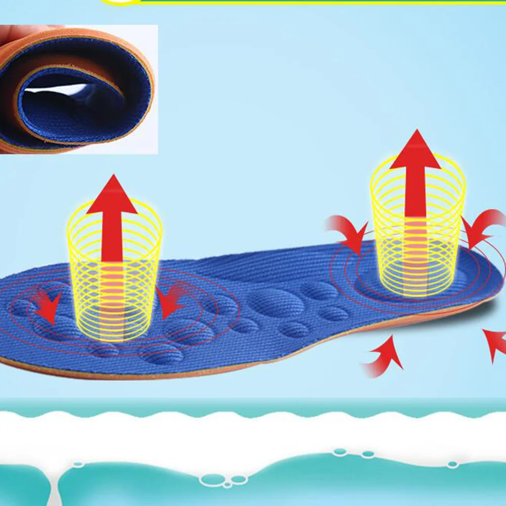 

Детские спортивные стельки, Нескользящие, из пены, мягкие, с поддержкой свода стопы, для бега, ортопедические, поддержка свода стопы