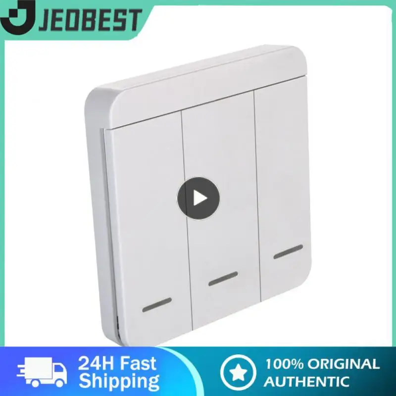 

Wiring Free Wireless Remote Control Remote Control Wall Switch Remote Smart Home Random Paste Intelligent Switch 433 Mhz