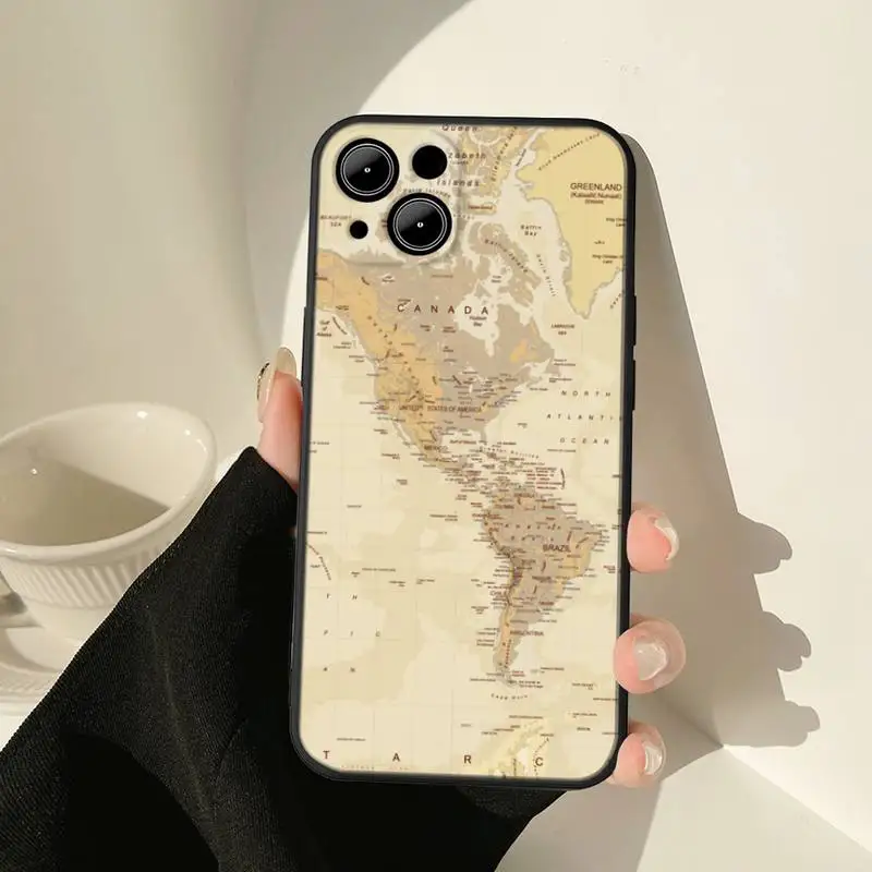 Дорожная карта Мексики чехол для iphone13 12 Pro 11 Max X XR Mini XS MAX 7 8 plus 6s 2020 se |