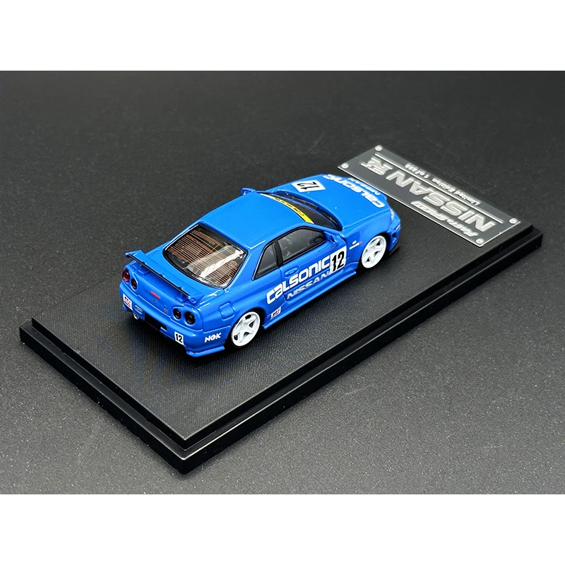FS В наличии 1:64 Skyline GTR R34 Z Tune FNF Racing Коллекция литых моделей автомобилей Быстрая