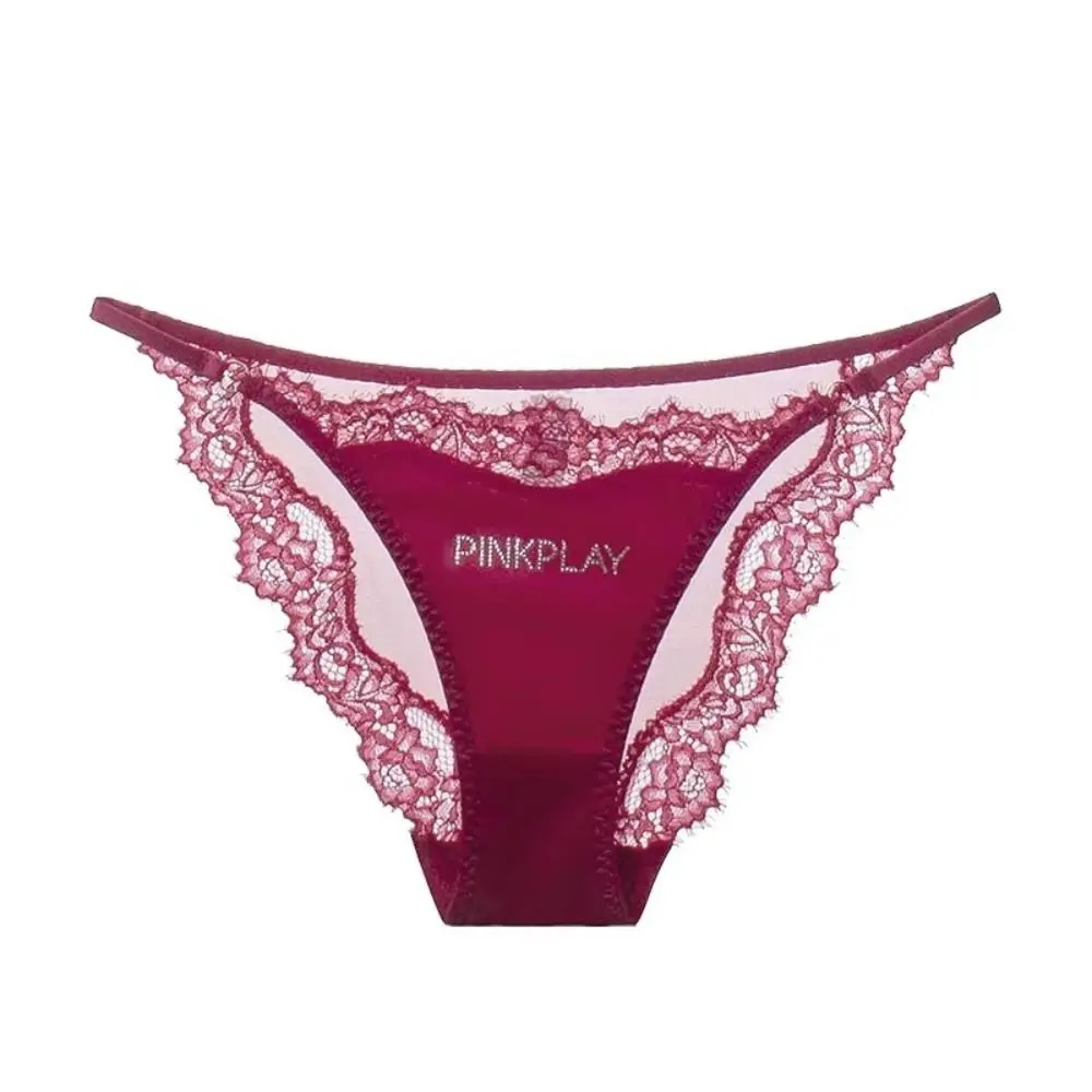 Женские атласные трусики со средней посадкой