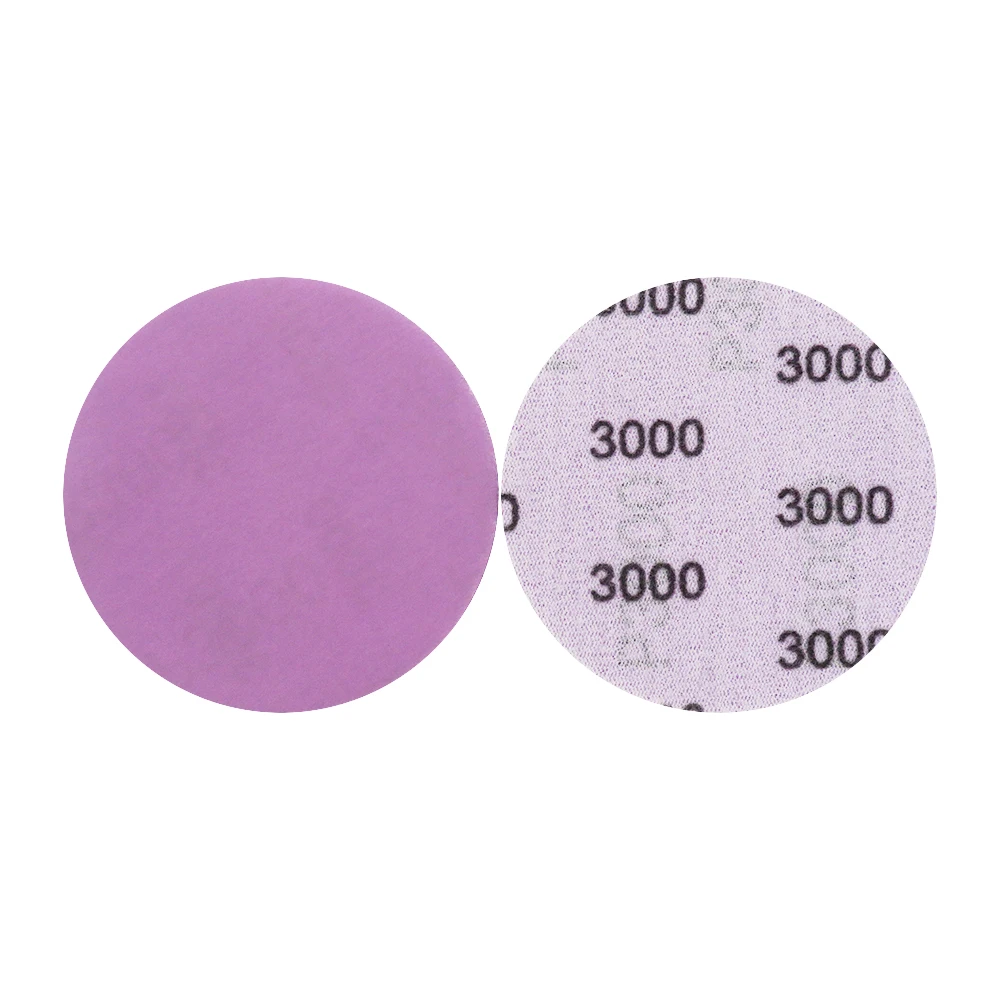

10 шт. 3-дюймовый водонепроницаемый наждачный бумажный шлифовальный диск с крючком и петлей для деревянной мебели, автомобильная полировка для вращающихся шлифовальных инструментов