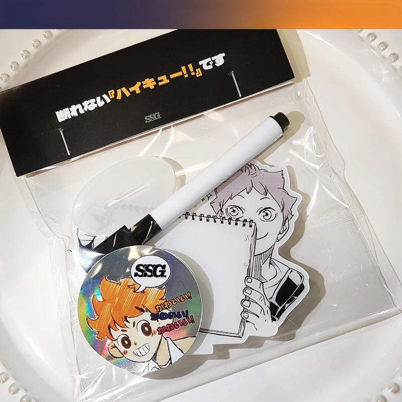 Аниме Haikyuu! Shoyo Hinata Косплей надпись и вывеска акриловый амбисит подарок