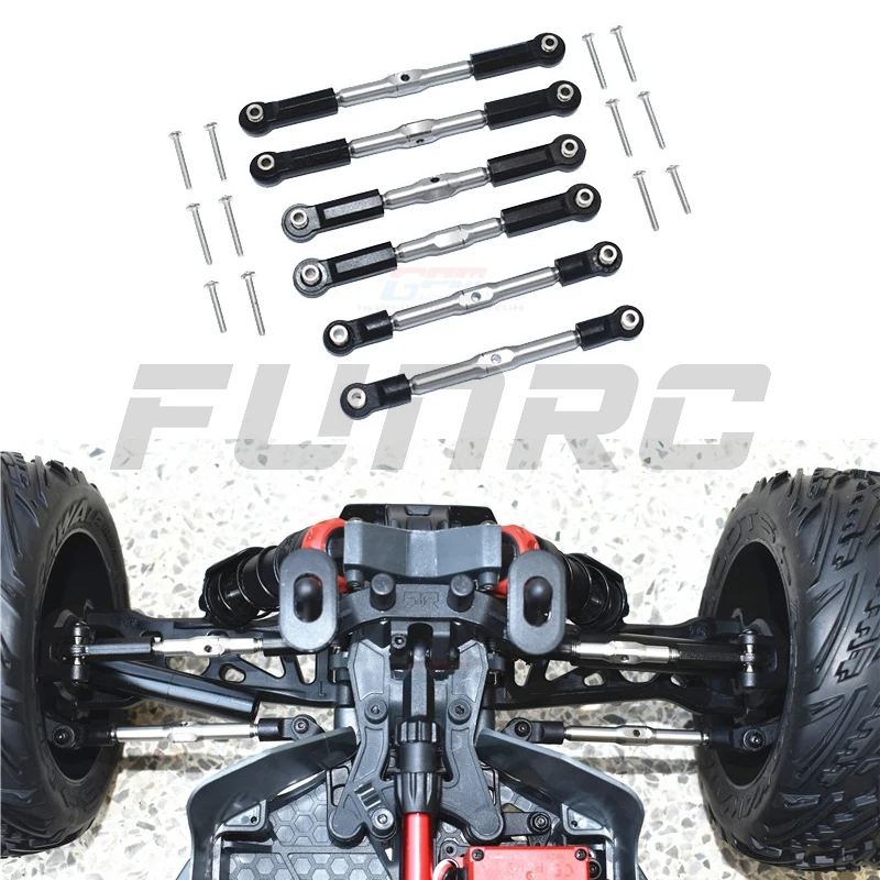 

Детали для радиоуправляемого автомобиля GPM ARRMA 1/10 KRATON 4S ARA102690, ремонт аксессуаров, металлическая прочная тележка AR330470 + AR330526 + AR330525