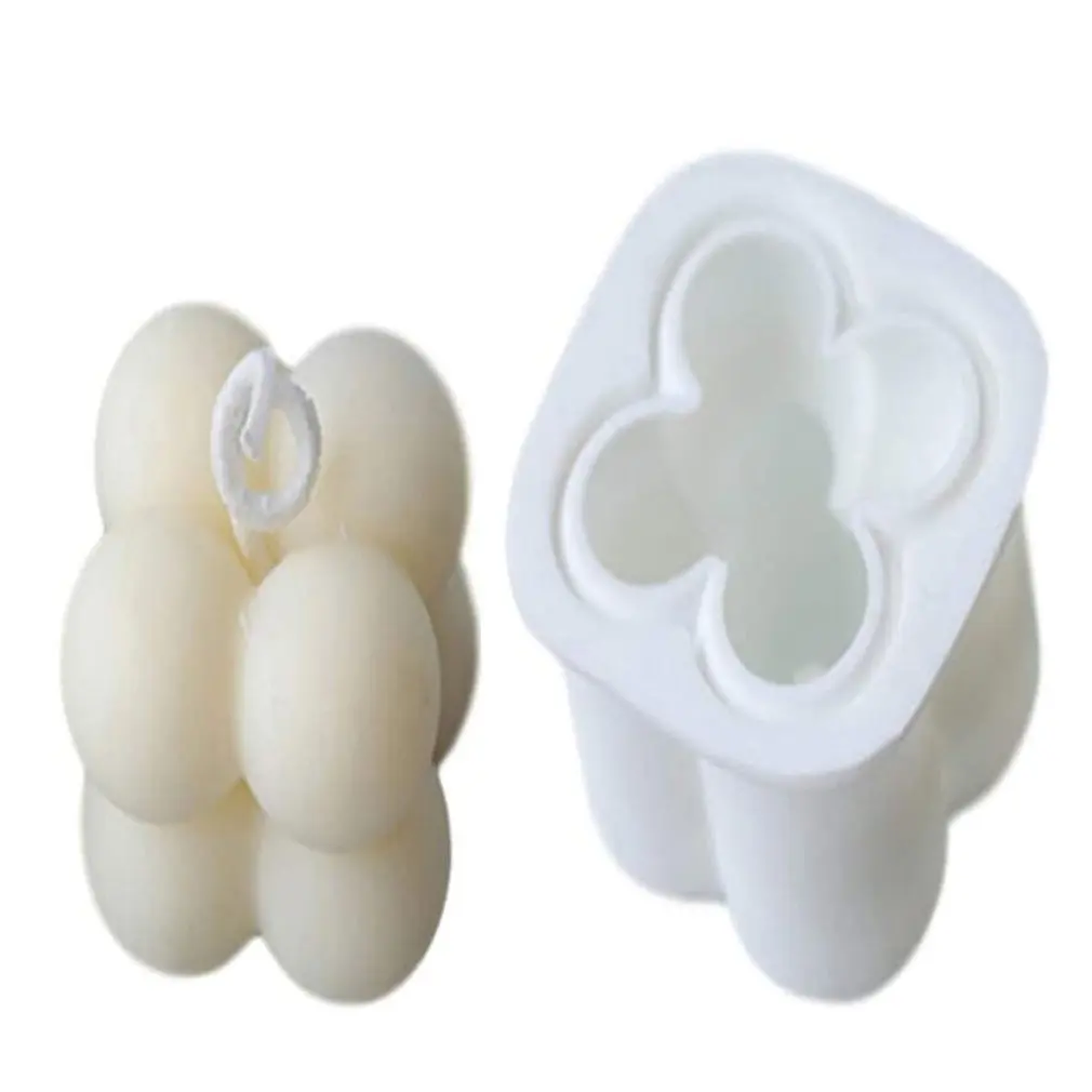 

Silicone Candle Mold 3D Cylinder DIY Gypsum Plaster Crafts Mould Candle Mold Candle Soap Mould Craft Resin Molds Decorating Tool