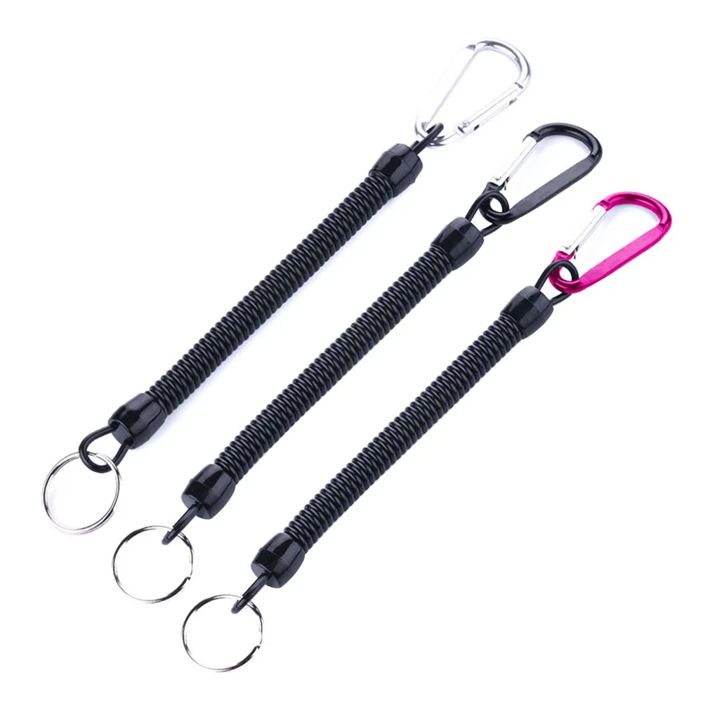 

20cm Pulling Elastic Anti-lost Rope Fishing Rod Retention Rope Protection Cable Plastic Flexible Multi Function Tool Tackle
